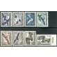 1950 Austria Posta Aerea serie uccelli 7 valori