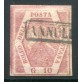 1858 Napoli 10 gr. II tavola usato