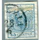 1850 Lombardo Veneto 45 cent. II tipo decalco