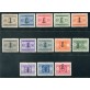 1944 RSI tasse soprastampati 13 valori nuovi
