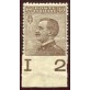 1908 Regno Michetti 40 cent. non dentellato