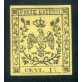 1852 Modena I emssione 15 cent giallo 