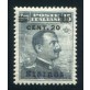 1916 Egeo 15 cent. grigio nero Nisiros