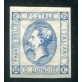 1863 Regno 15 cent. I tipo azzurro gomma screpolata