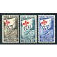 1951 Repubblica Ginnici serie 3 valori con varietà