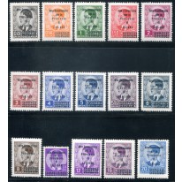 1941 Occupazioni Lubiana emissione 15 valori