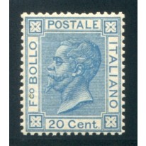 1867 Regno 20 cent. azzurro Torino