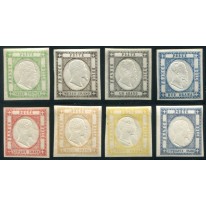 1861 Province Napoletane serie completa 8 valori