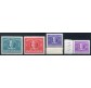 1949/52 Repubblica recapito 4 valori 