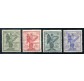 1921 Regno Vittoria 4 valori centrati