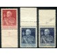 1925 Regno Giubileo dent. 11 serie di 3