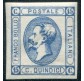 1863 Regno 15 cent. II tipo azzurro