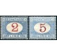 1903 Regno tasse 2 e 5 lire nuovi centrati