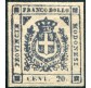 1859 Modena 20 cent. ardesia violaceo nuovo