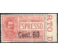 1922 Regno Espressi sovrastampato 60 cent. centrato bordo