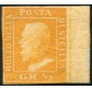 1859 Sicilia 1/2 gr. arancio scuro II tavola nuovo 
