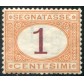 1870 Regno tasse 1 cent. ocra nuovo centrato