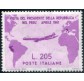 1961 Repubblica Gronchi Rosa 205 lire cert.