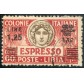 1927/33 Libia espresso 1,25 lire dent 11 sovr. nera