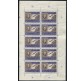 1947 San Marino minifoglio Americano non piegato