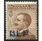 1921 Regno BLP 40 cent. I tipo azzurro