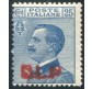 1921 Regno BLP 25 cent. I tipo nuovo centrato