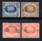 1892 San Marino serie 4 val. usata
