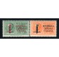 1944 RSI Espressi 2 valori sovrastampati