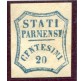 1859 Parma Governo Provvisorio 20 cent. azzurro
