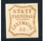 1859 Parma 80 cent. bistro arancio