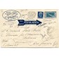 1930 Posta Aerea 7,70 lire crociera Balbo con firma piloti