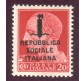 1944 RSI 20 cent. Giulio Cesare sovrastampato