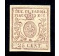 1857/59 Parma III emissione 25 cent. bruno lilla 