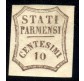 1859 Parma Governo Provvisorio 10 cent. 0 grasso