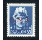 1944 GNR 35 cent. azzurro VR sovrastampato GNR