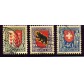 1921 Svizzera Pro Juventute usata 3 val. 