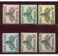 1954 Vaticano segnatasse serie 6 valori