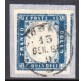 1863 Regno 15 cent. azzurro usato