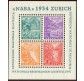 1934 Svizzera Foglietto NABA nuovo