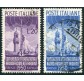 1950 Repubblica radiodiffusione 2 val. 