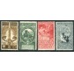 1911 Regno Unità Italia serie 4 val. nuovi  