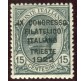 1922 Regno Congresso Filatelico 15 cent.