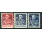 1925/26 Regno Giubileo serie 3 val. dent. 13 1/2