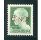 1944 GNR 20 lire VR verde sovrastampato GNR