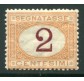 1870 Regno tasse 2 cent. ocra nuovo