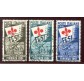 1951 Repubblica Ginnici usati serie 3 val.