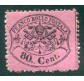 1868 Pontificio 80 cent. lilla rosso