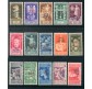 1938 Egeo Augusto 15 valori serie completa