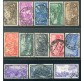 1948 Risorgimento serie di 13 valori usata  