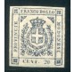 1859 Modena 20 cent. ardesia violaceo nuovo